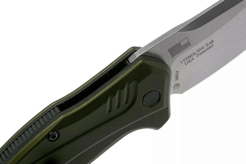 Couteau pliant Kershaw Link Olive KS.1776OLSW manche en aluminium anodisé vert 11,2cm