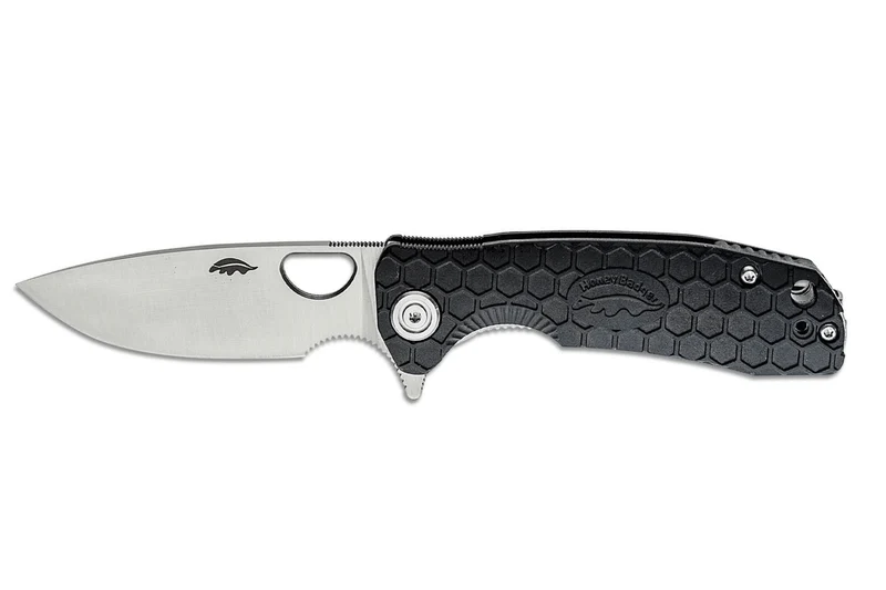 Couteau pliant Honey Badger Flipper Small 01HO008 manche nylon / fibres de verre noir 9,4cm