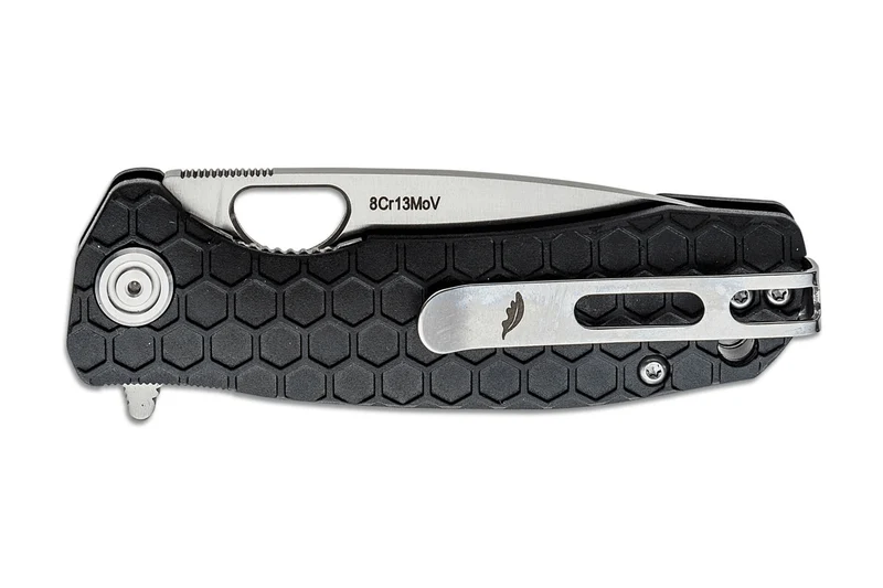 Couteau pliant Honey Badger Flipper Small 01HO008 manche nylon / fibres de verre noir 9,4cm