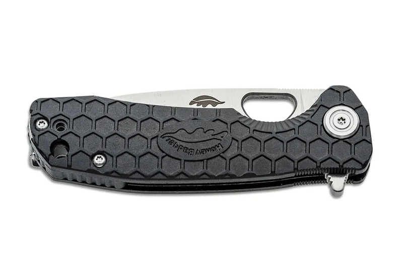 Couteau pliant Honey Badger Flipper Small 01HO008 manche nylon / fibres de verre noir 9,4cm