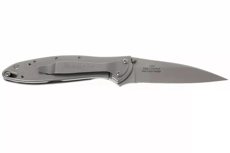 Couteau pliant Kershaw Leek KS.1660 manche en acier inox 10,2cm