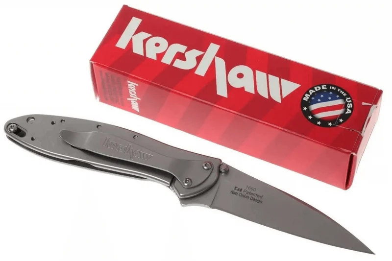 Couteau pliant Kershaw Leek KS.1660 manche en acier inox 10,2cm