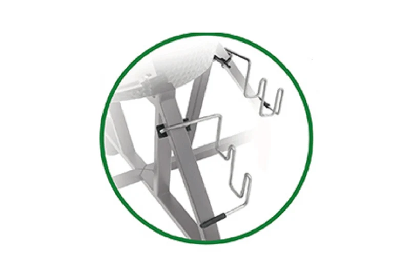Rack de rangement latéral pour chariot Big Green EGG 2XL, XL, Large, Medium, et Small