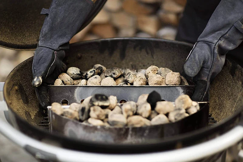 Paire de gants Rösle en cuir pour le barbecue - Taille unique XL
