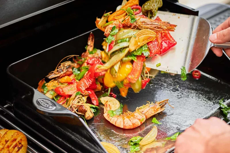 Spatule à plancha large Rösle en acier inoxydable 18/10