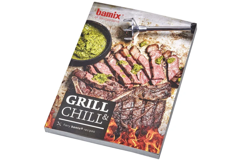 Coffret Bamix Barbecue M200 Deluxe noir - accessoires + tablier + livre de recettes