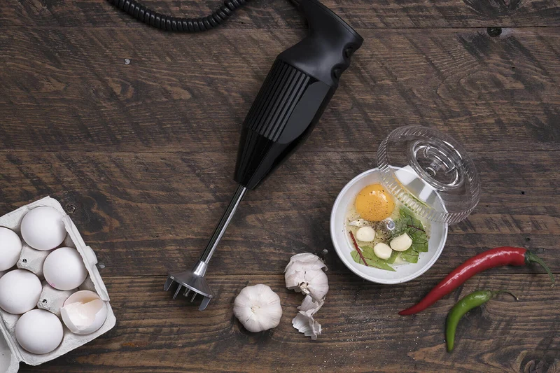 Coffret Bamix Barbecue M200 Deluxe noir - accessoires + tablier + livre de recettes