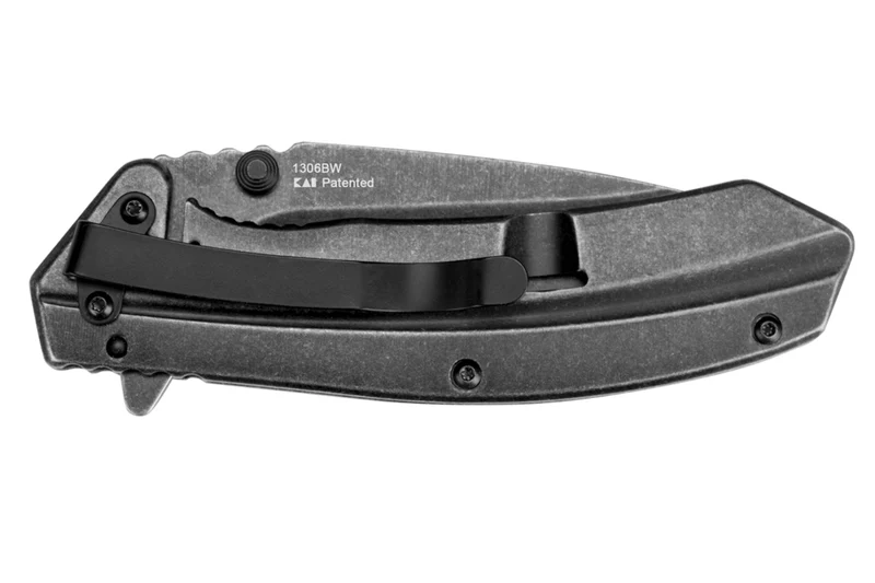 Couteau pliant Kershaw Filter KS.1306BW manche en acier + finition blackwashed 11,4cm