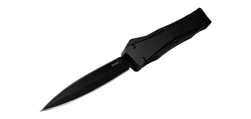 Couteau Automatique Dague Noir Boker Plus