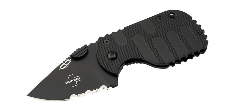 Mini Couteau Subcom 2.0 Tout Noir Boker Plus