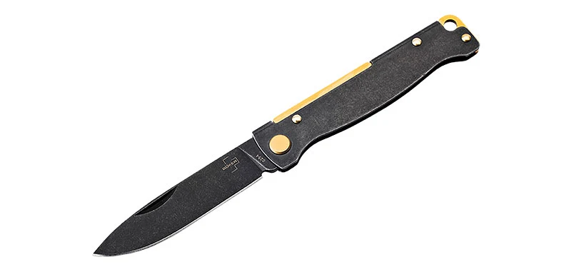 Couteau Stonewash Atlas Black Boker Plus