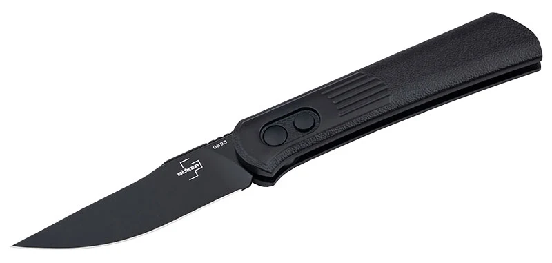 Couteau Automatique Noir Urbain Alluvial Böker Plus
