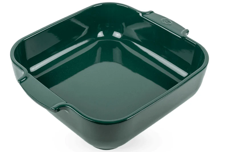 Plat four carré Peugeot Appolia en céramique vert forêt