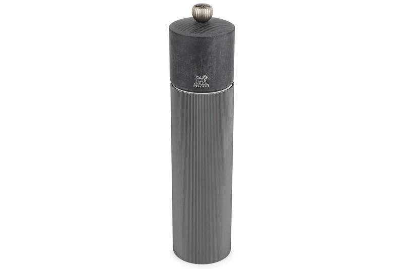 Moulin à poivre manuel Peugeot Line Carbone en bois et aluminium 22cm