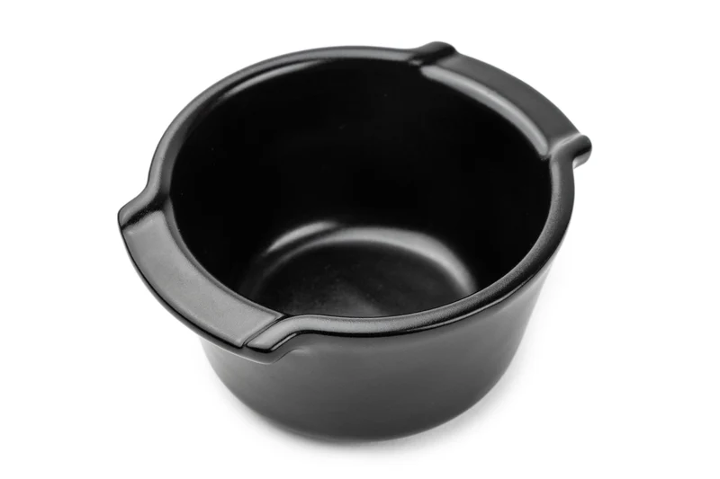 Duo ramequins Peugeot Appolia en céramique noir satin diamètre 11cm