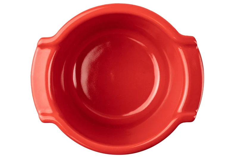 Duo ramequins Peugeot Appolia en céramique rouge diamètre 11cm