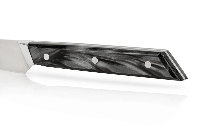 Couteau d'office Arcos Eclipse lame 10cm manche acrylique noir nacré