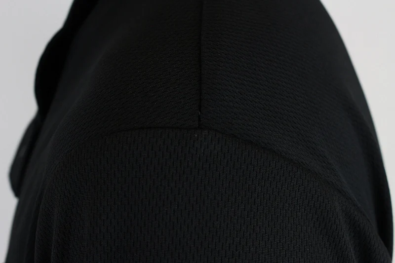Veste de cuisine unisexe Egochef Pizzaiolo noire 100% Air Plus à manches courtes