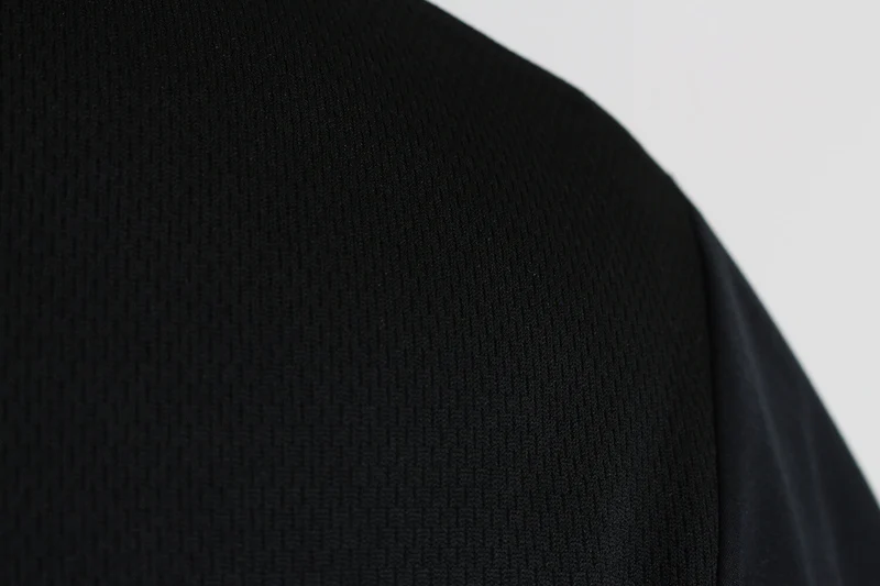 Veste de cuisine unisexe Egochef Ottavio Air Plus noire 100% microfibre à manches courtes