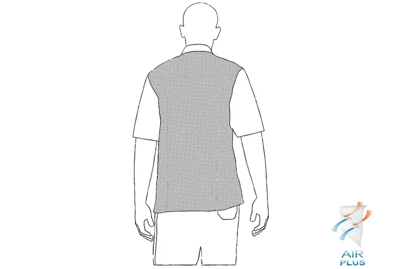 Veste de cuisine unisexe Egochef Ottavio Air Plus blanche 100% microfibre à manches courtes