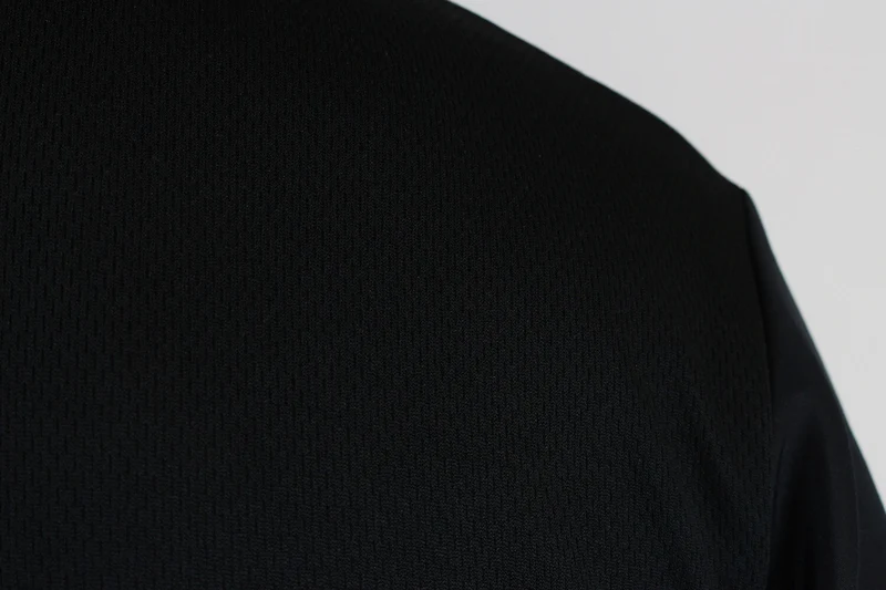 Veste de cuisine unisexe Egochef Ottavio Air Plus noire 100% microfibre à manches longues
