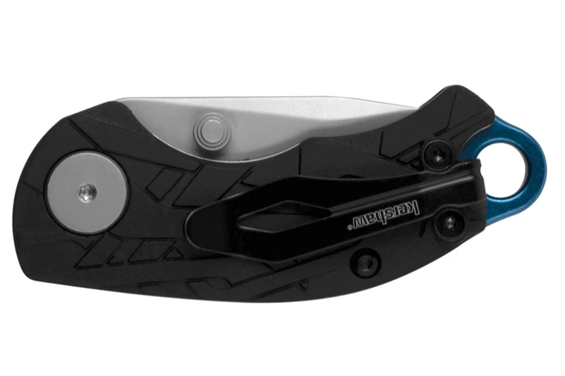 Couteau pliant Kershaw Aftereffect KS.1180 manche en nylon/fibre de verre noir motif angulaire 7,6cm