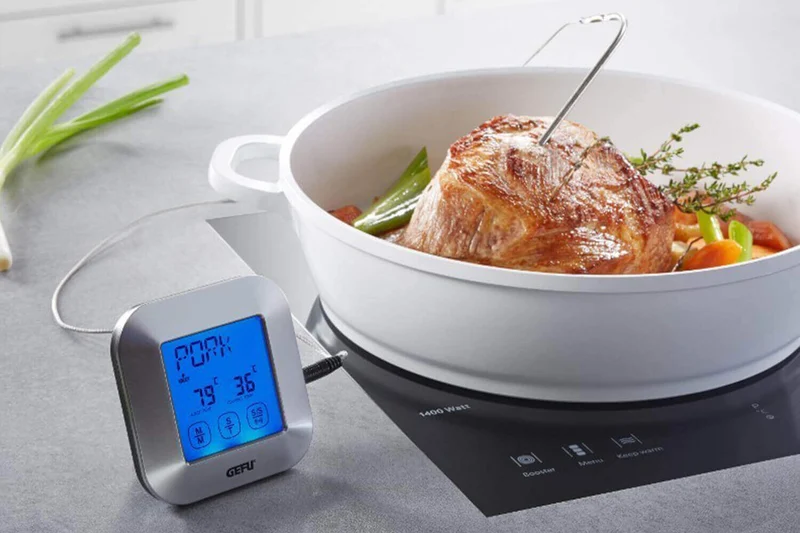 Thermomètre à rôtir numérique Gefu Punto avec minuterie