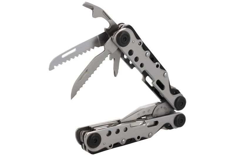 Pince multifonction Herbertz 571300 tout inox 9 pièces manche ajouré 10,5cm + étui nylon