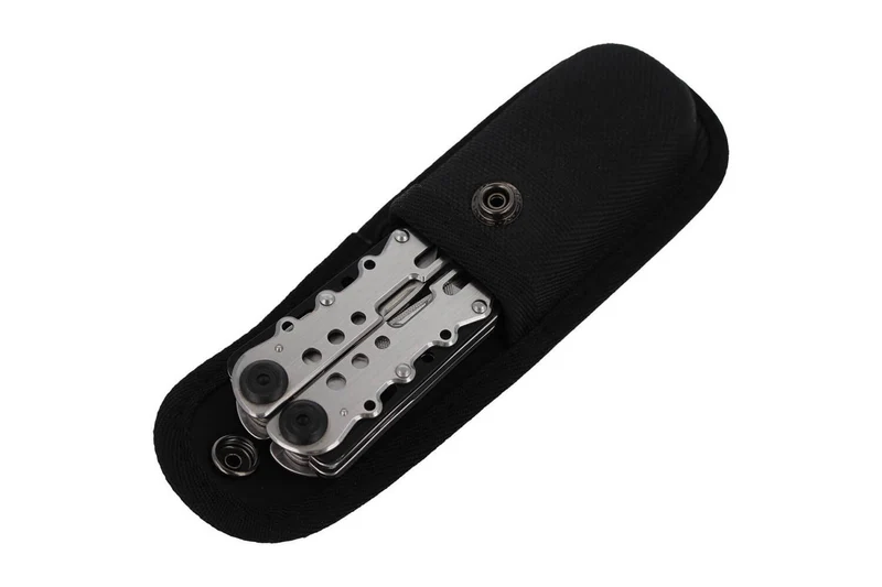 Pince multifonction Herbertz 571300 tout inox 9 pièces manche ajouré 10,5cm + étui nylon