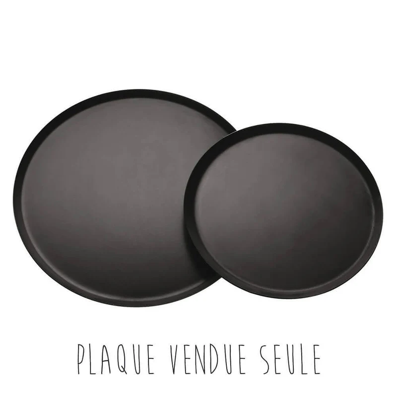 Tourtière ronde Matfer en tôle bleuie - épaisseur 1,5mm