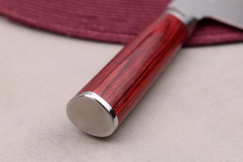 Couteau santoku Kai Shun Classic série limitée Red lame 19cm
