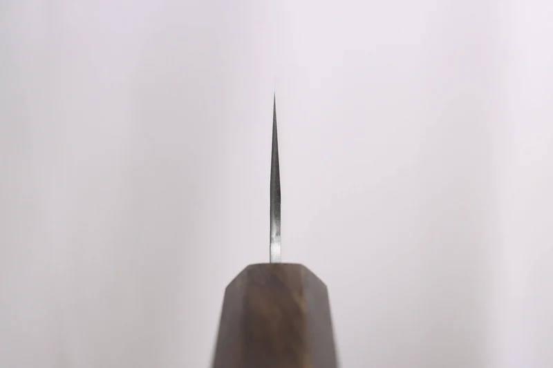 Couteau bunka 16,5cm japonais artisanal Sakai Kikumori TS10 en chêne noir