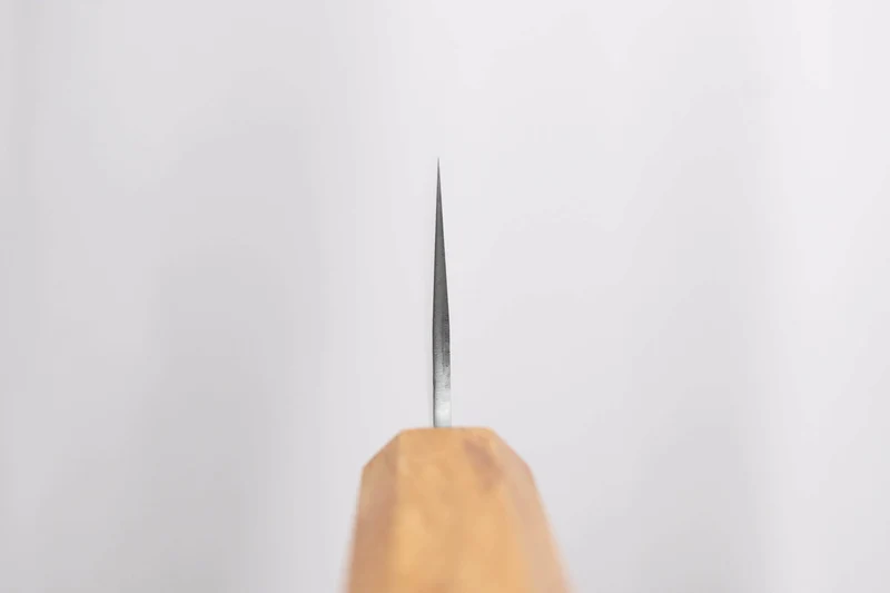 Couteau bunka 16,5cm japonais artisanal Sakai Kikumori TS10 en chêne
