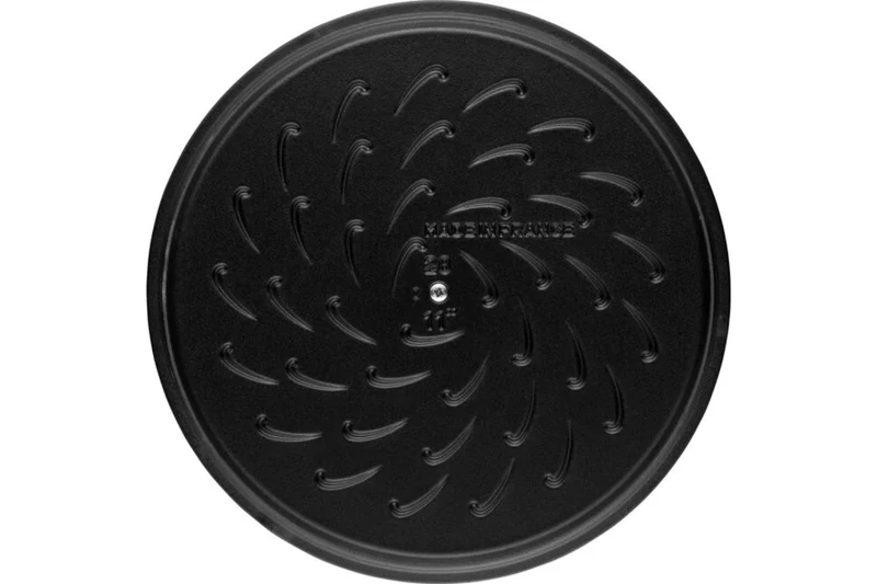 Sauteuse Staub Chistera en fonte émaillée noir mat