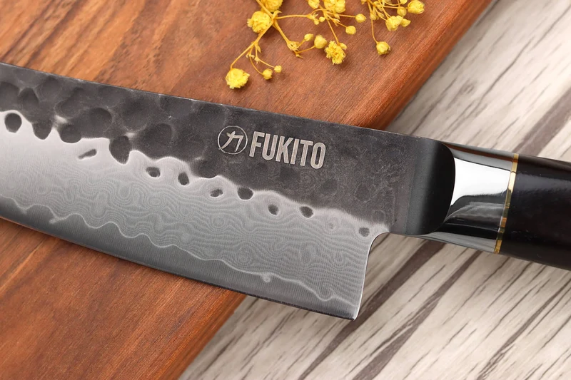 Couteau kiritsuke 15cm Fukito Ébène Damas VG10