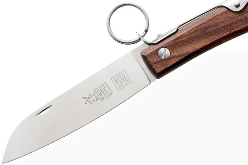 Couteau pliant artisanal Windmühlenmesser Ibex 100 manche en noyer 14cm