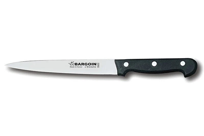 Couteau filet de sole BARGOIN 20cm manche 3 rivets
