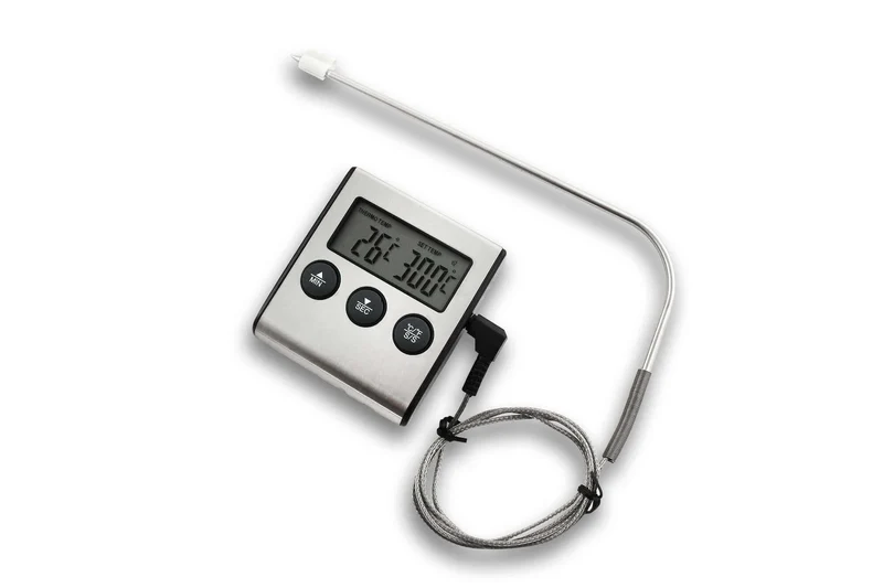 Minuteur et Thermomètre digital de four Alla France avec sonde inox
