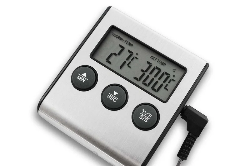 Minuteur et Thermomètre digital de four Alla France avec sonde inox