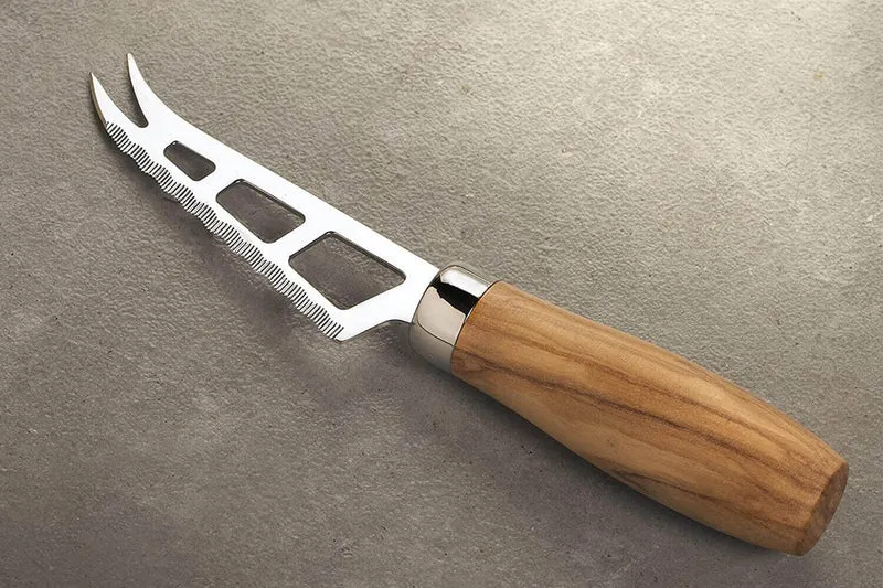 Set de 3 ustensiles à fromage Bérard fait main en bois d'olivier