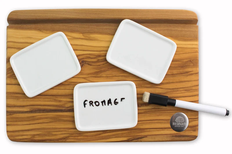 Coffret plateau à fromage avec couteau Bérard Acero en olivier
