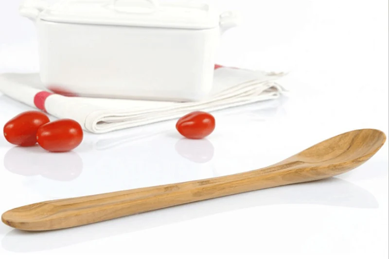 Cuillère à goûter Bérard faite main en olivier 25cm