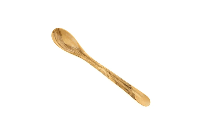 Cuillère à goûter Bérard faite main en olivier 25cm