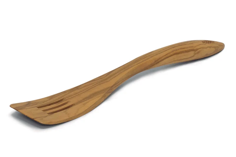 Spatule ajourée Bérard Terra faite main en olivier 32cm