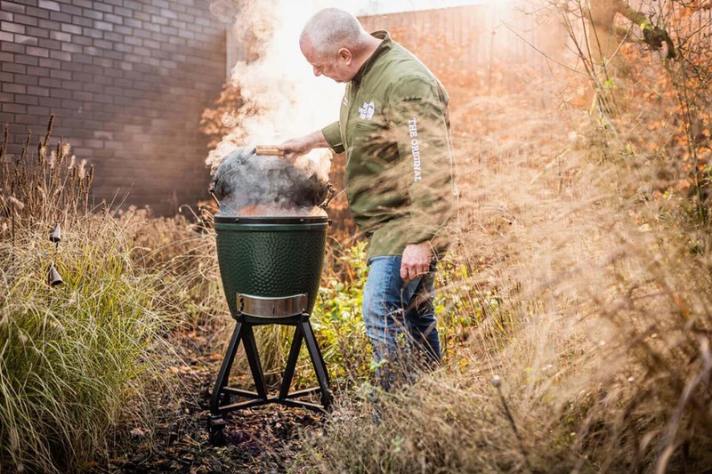 Barbecue Big Green Egg Medium multifonctions en céramique de qualité supérieure