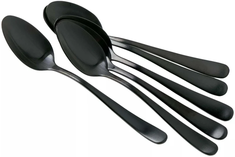Coffret de 6 cuillères à moka Amefa Austin inox revêtement coloré