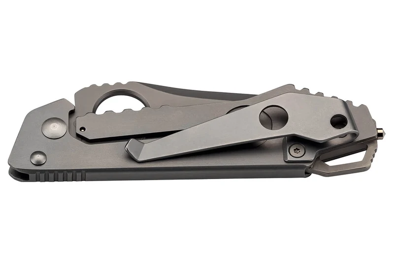 Couteau pliant Herbertz 587610 tout inox finition mat manche 10cm