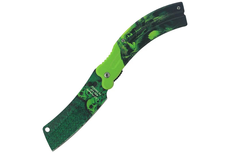 Couteau pliant Herbertz 592 décor imprimé 3D "The grim reaper" manche alu 12cm