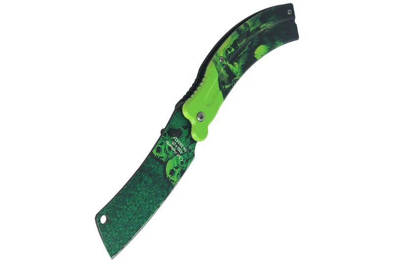 Couteau pliant Herbertz 592 décor imprimé 3D "The grim reaper" manche alu 12cm