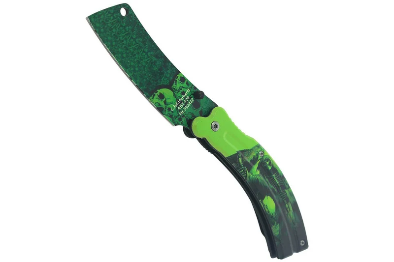 Couteau pliant Herbertz 592 décor imprimé 3D "The grim reaper" manche alu 12cm